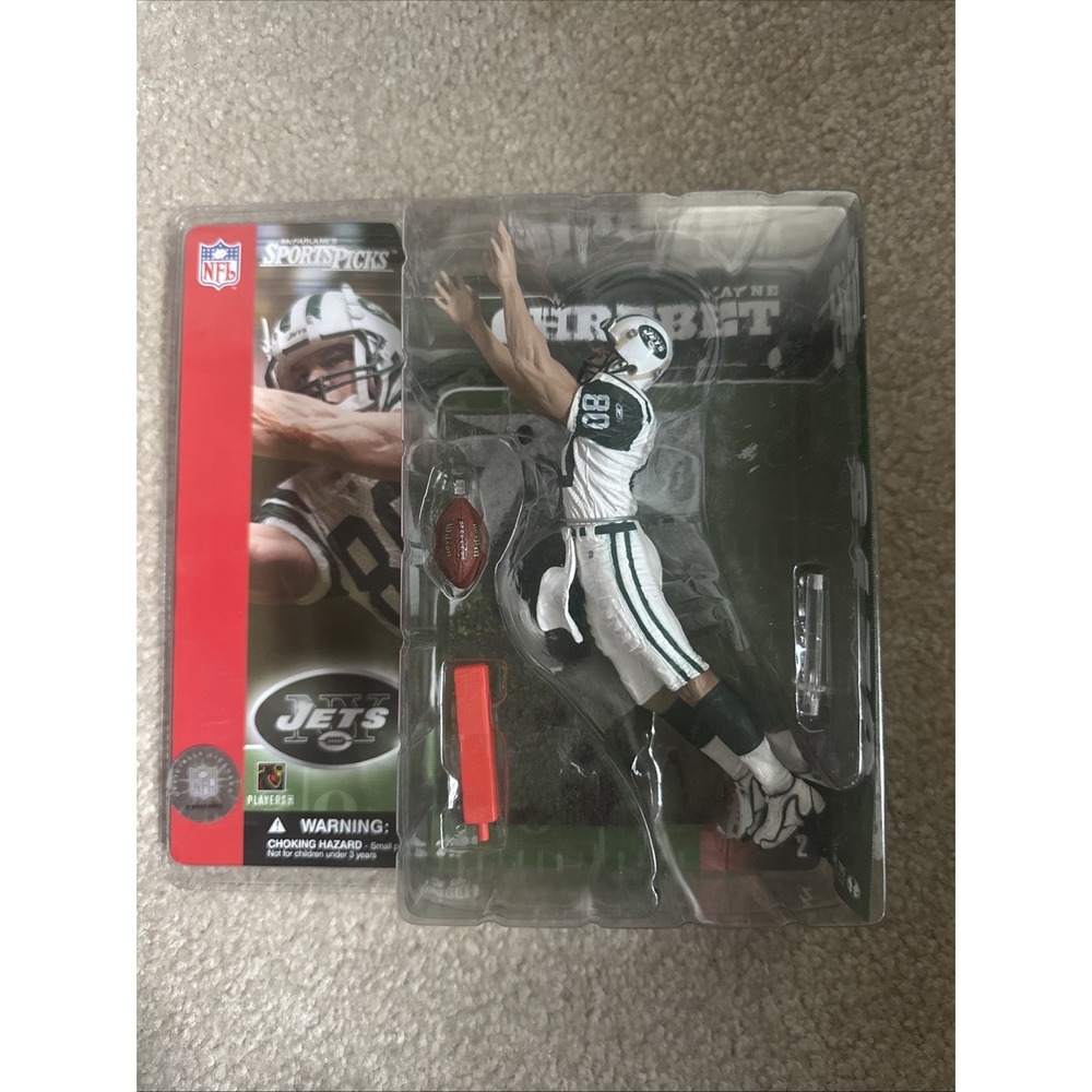 WAYNE CHREBET MCFARLANE NFL SERIES 2 - CLEAN UNIFORM - NEW YORK JETS (2001)